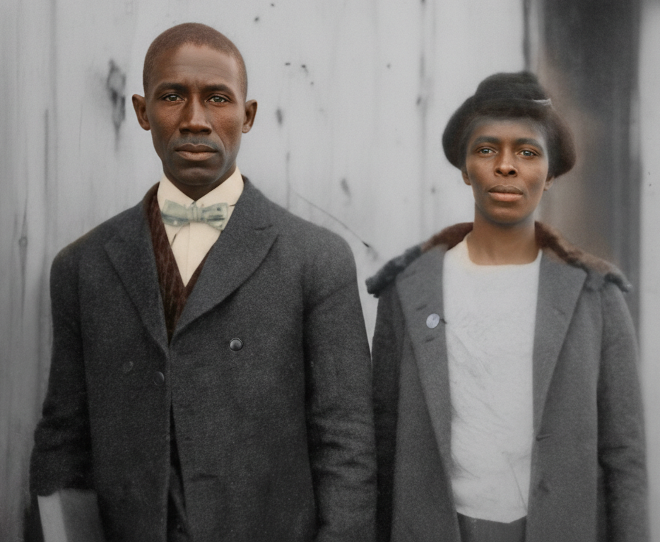Henry Reed and Vina Reynolds Reed — our great-great-grandparents, married January 18, 1883 in Jackson, Alabama